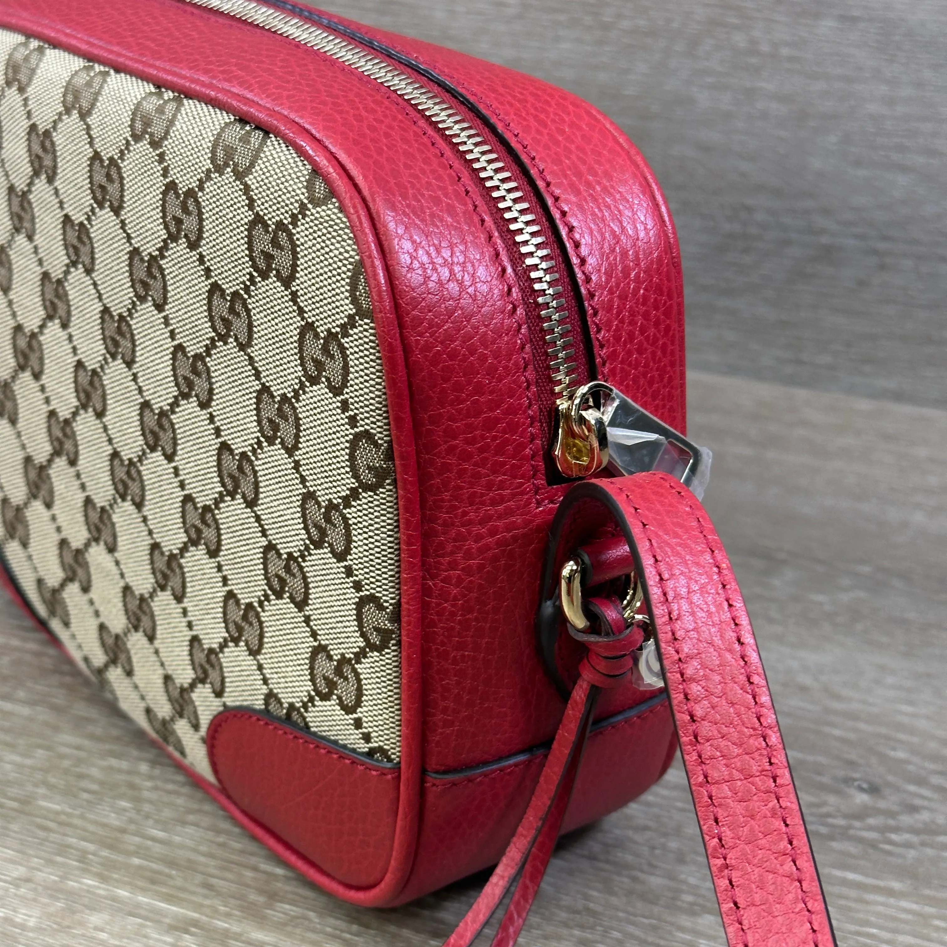 Gucci Bree Crossbody GG Red Leather