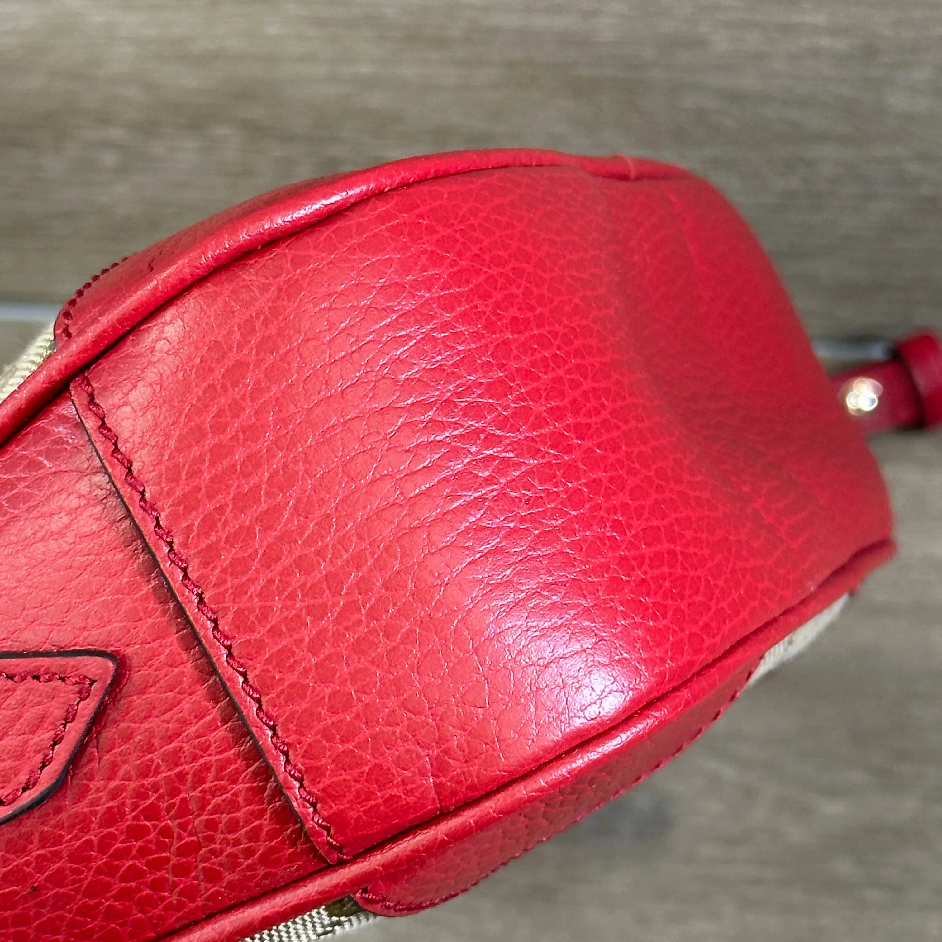 Gucci Bree Crossbody GG Red Leather