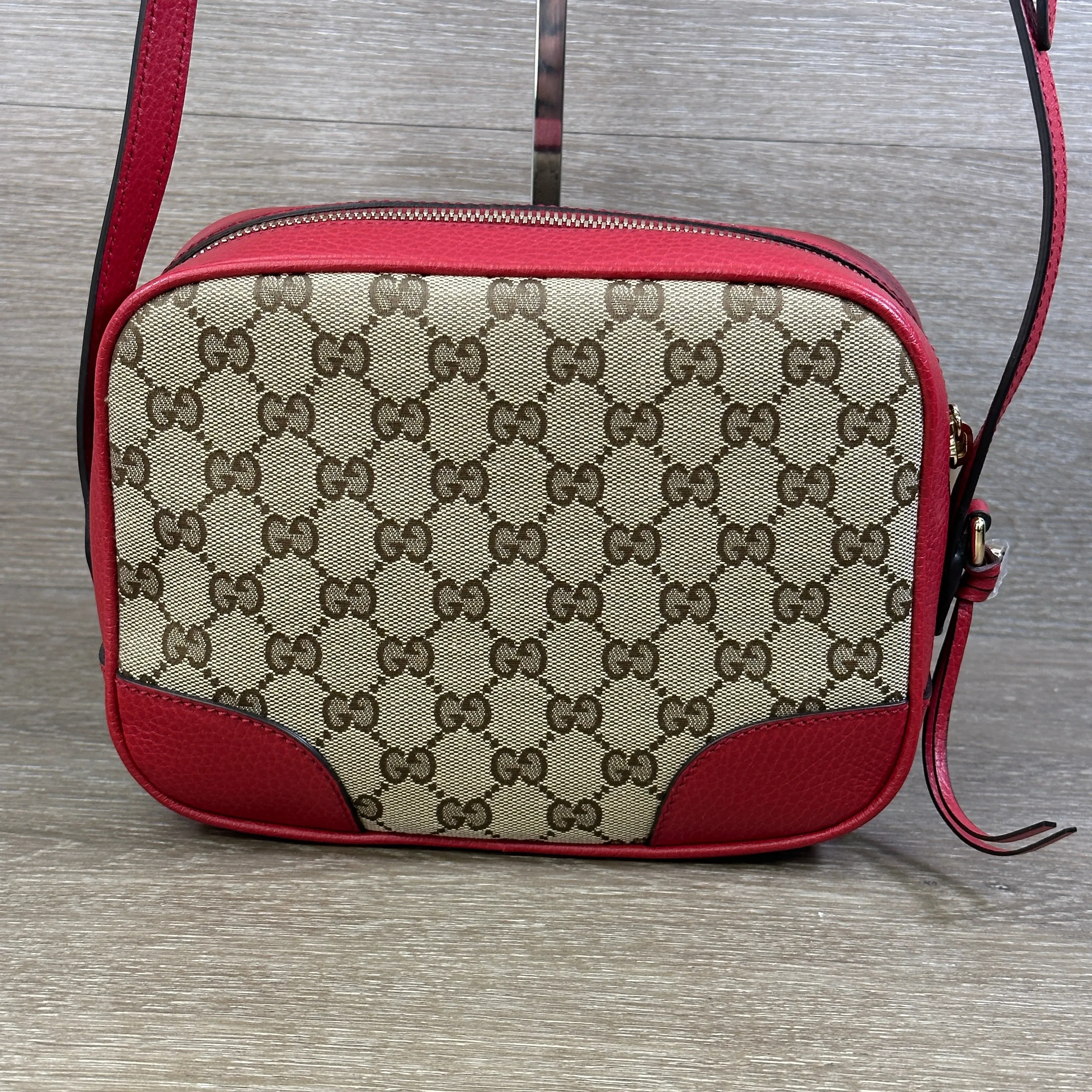 Gucci Bree Crossbody GG Red Leather