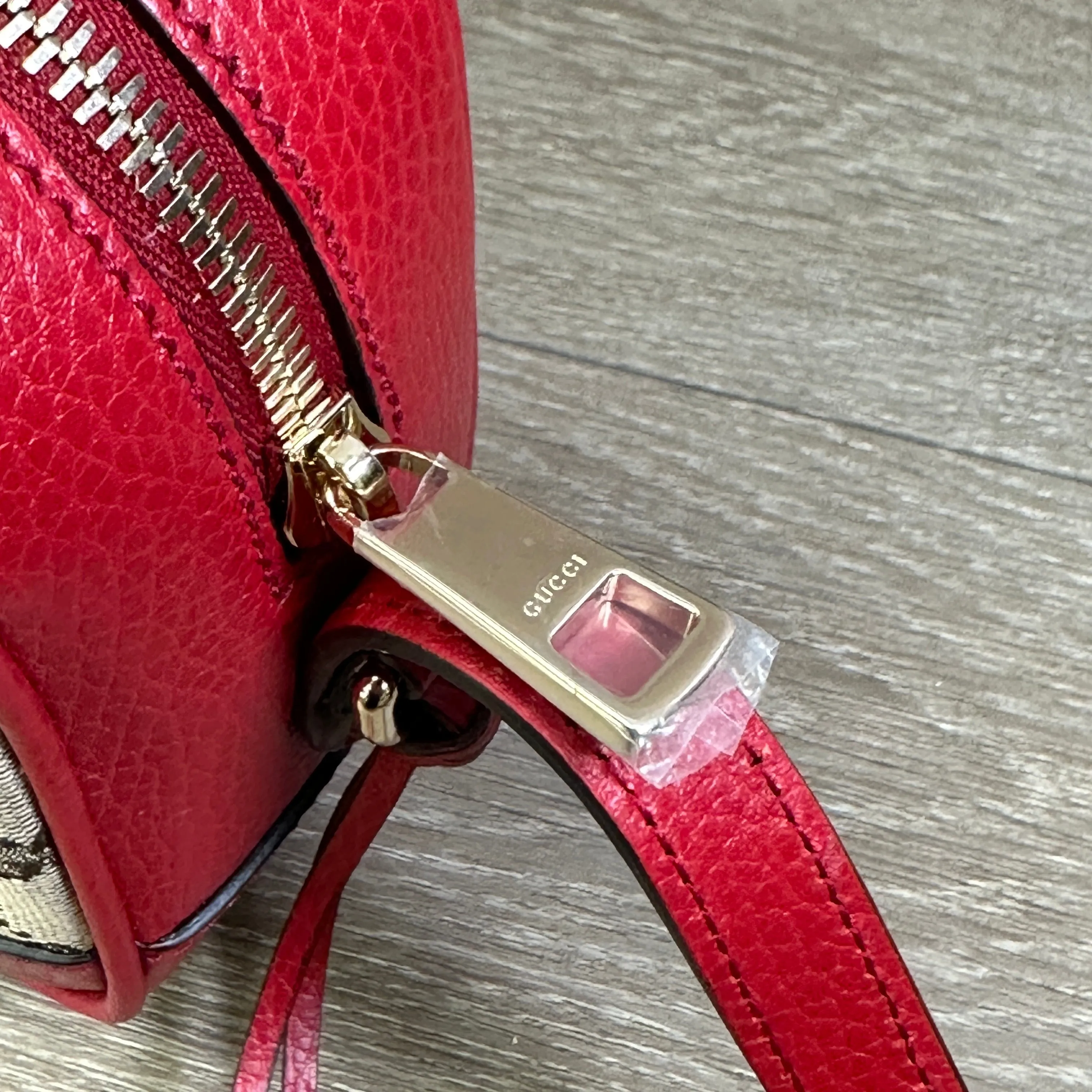 Gucci Bree Crossbody GG Red Leather
