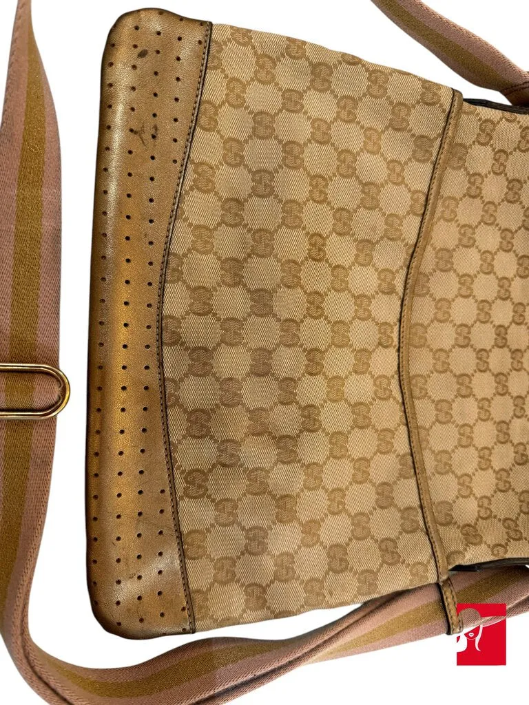 Gucci GG canvas pocket messenger bag