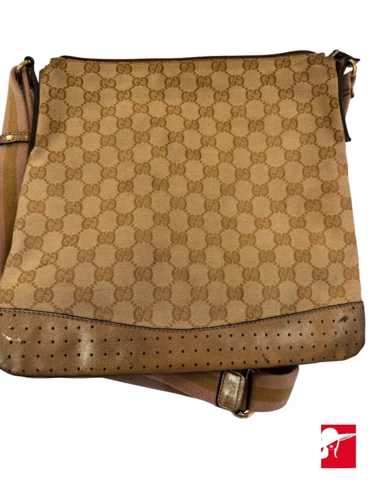 Gucci GG canvas pocket messenger bag