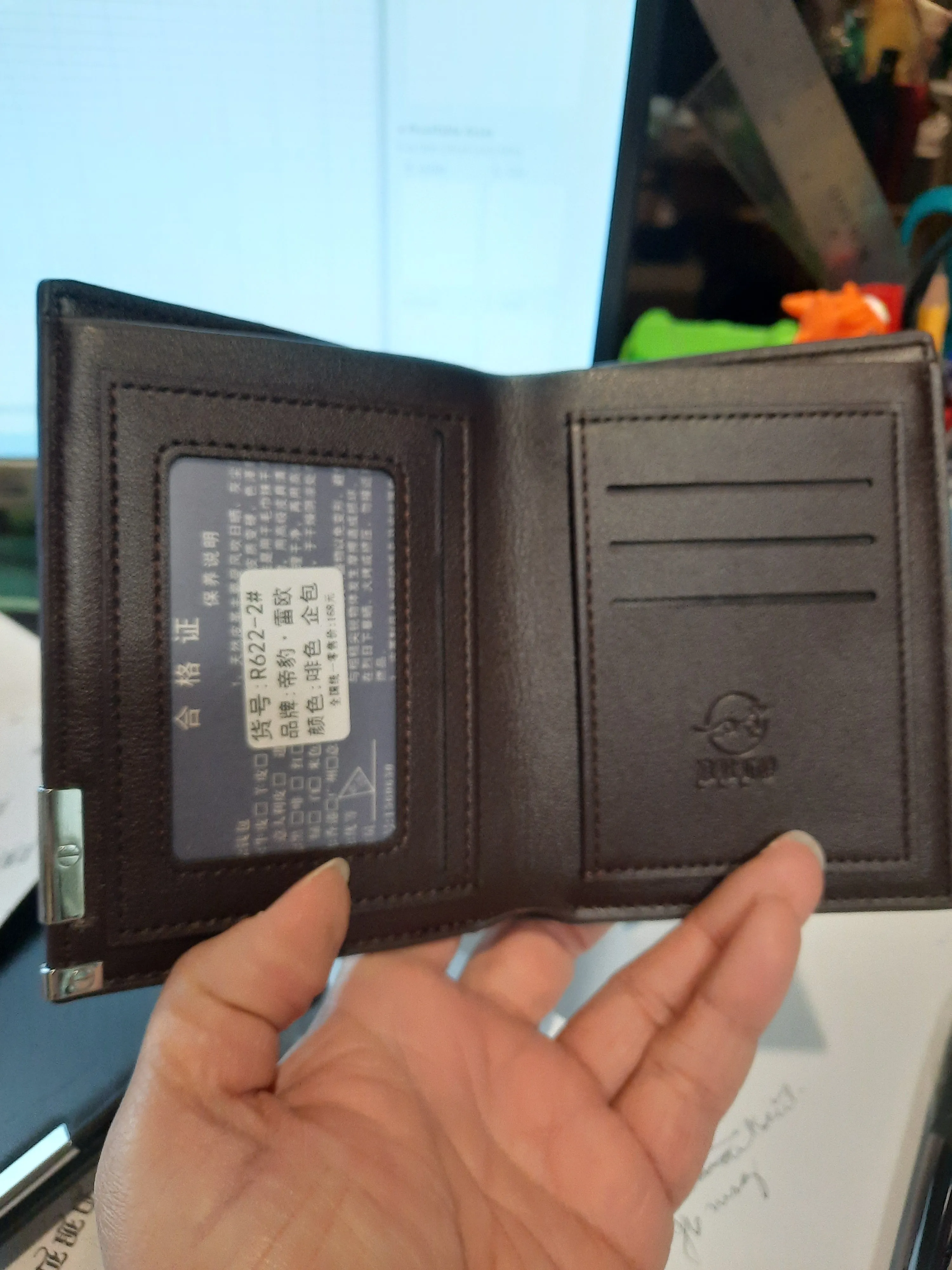 Hot Selling New Men's Short Wallet Iron Edge Korean Youth Men's Horizontal Wallet Trend Card Pack Purse
