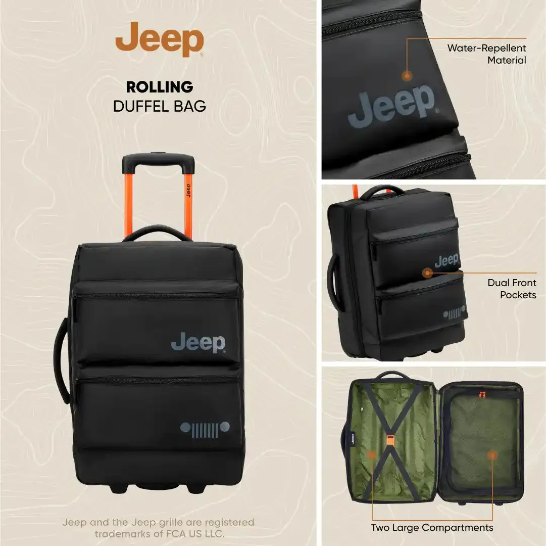 JS006B - Small Rolling Duffel Bag
