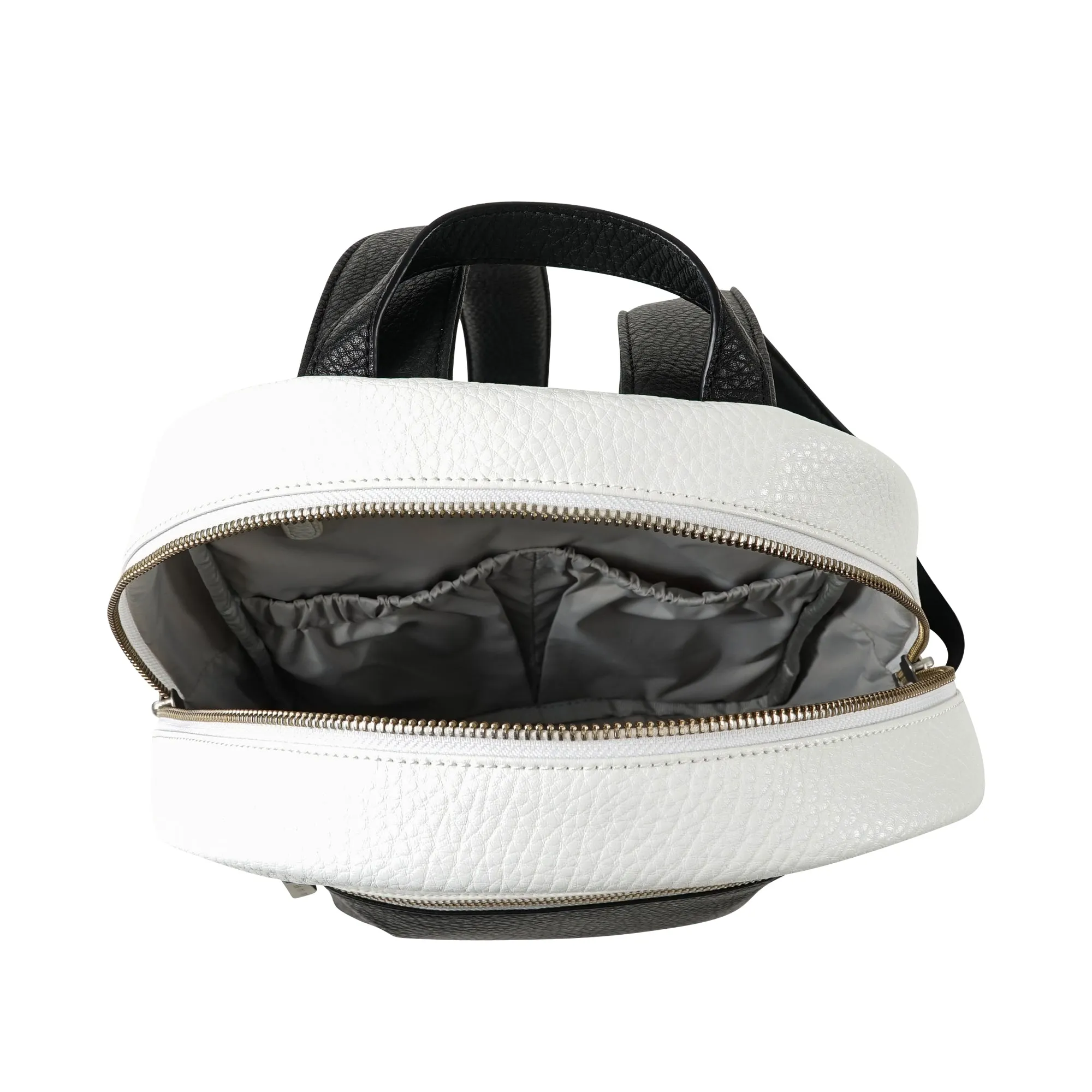 Jujube Leather - Mini Backpack (Black White)