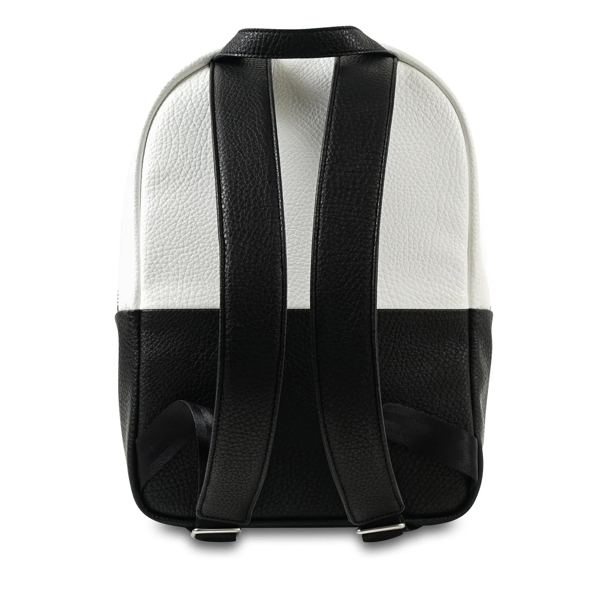 Jujube Leather - Mini Backpack (Black White)