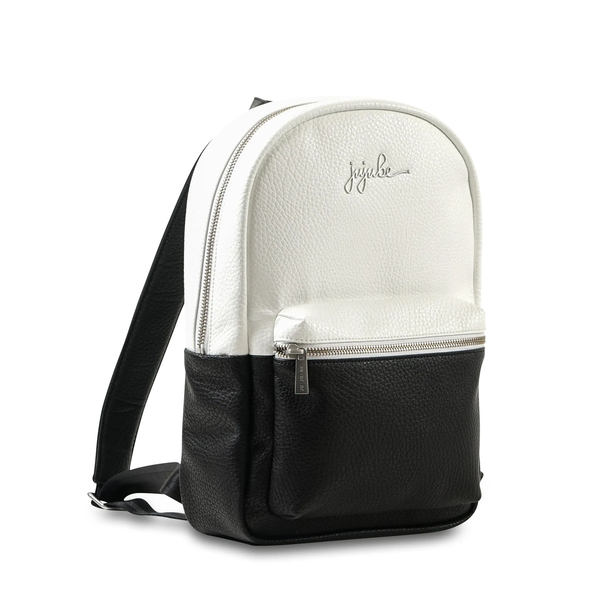 Jujube Leather - Mini Backpack (Black White)