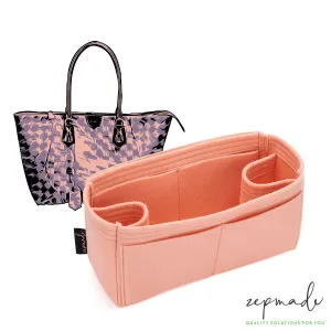 Louis Vuitton Caissa MM Purse Organizer Insert, Bag Organizer with Double Bottle Holders and Exterior Pockets