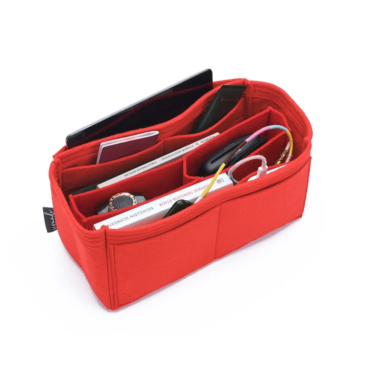 Louis Vuitton Duomo Hobo Purse Organizer Insert, Bag Organizer with Middle Compartment and Exterior Pockets