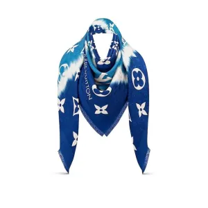 LOUIS VUITTON Escale Collection Giant Monogram Scarf/Shawl