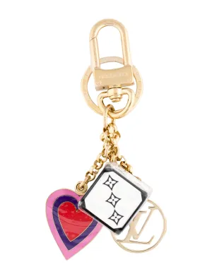 LOUIS VUITTON Game On Dice And Heart Bag Charm And Key Holder