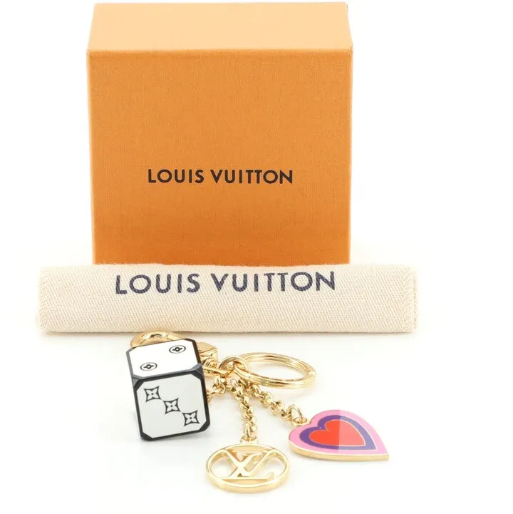 LOUIS VUITTON Game On Dice And Heart Bag Charm And Key Holder