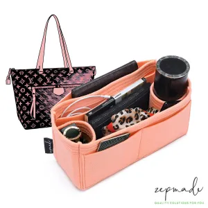 Louis Vuitton Iéna MM Purse Organizer Insert, Bag Organizer with Double Bottle Holders and Exterior Pockets