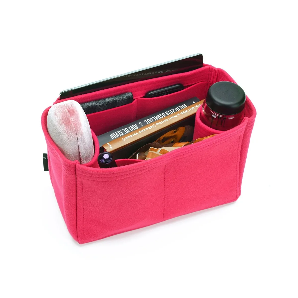 Louis Vuitton Iéna MM Purse Organizer Insert, Bag Organizer with Double Bottle Holders