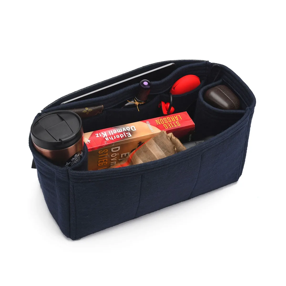 Louis Vuitton Keepall Organizer Insert, Bag Organizer with Double Bottle Holders