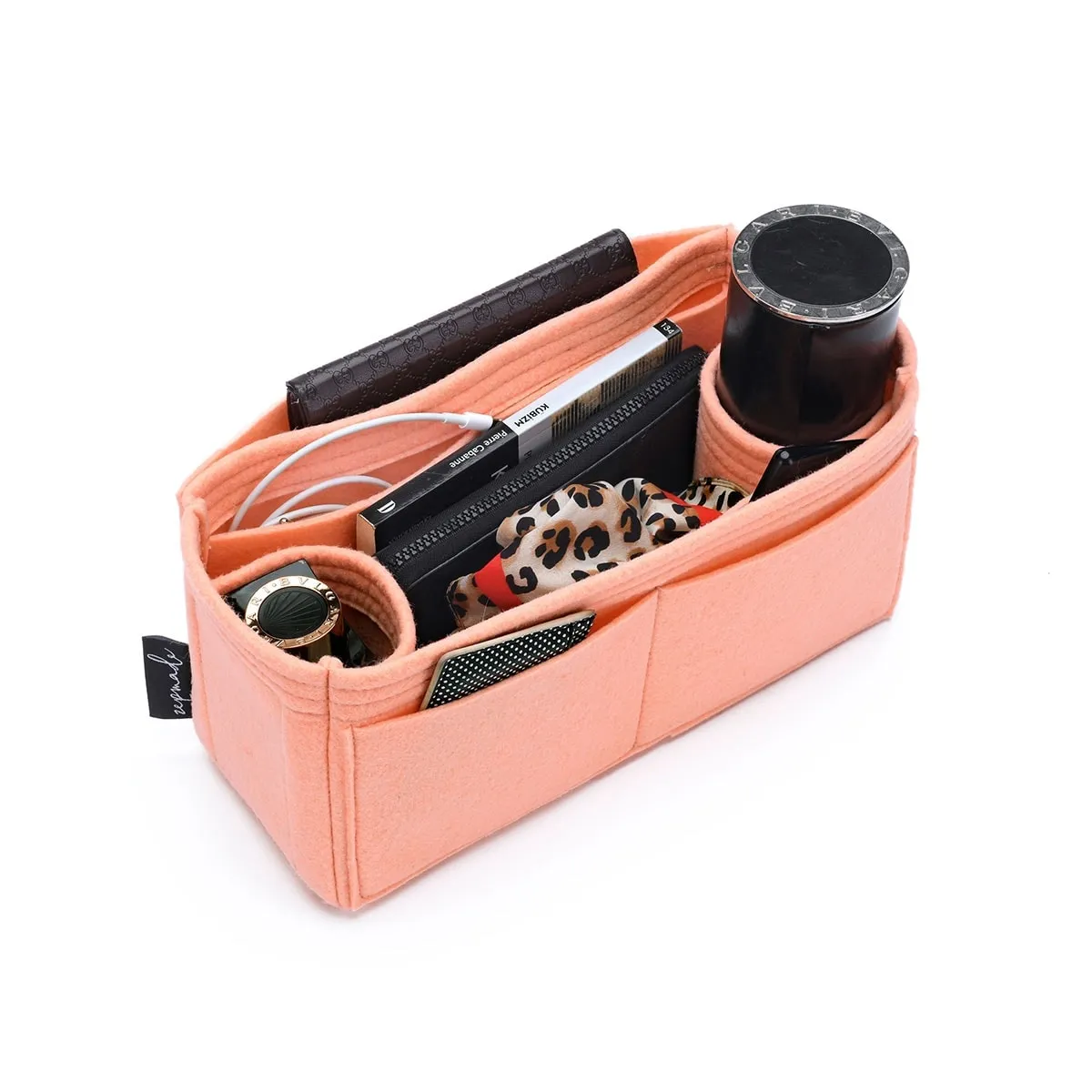 Louis Vuitton Neverfull Organizer Insert, Bag Organizer with Double Bottle Holders and Exterior Pockets