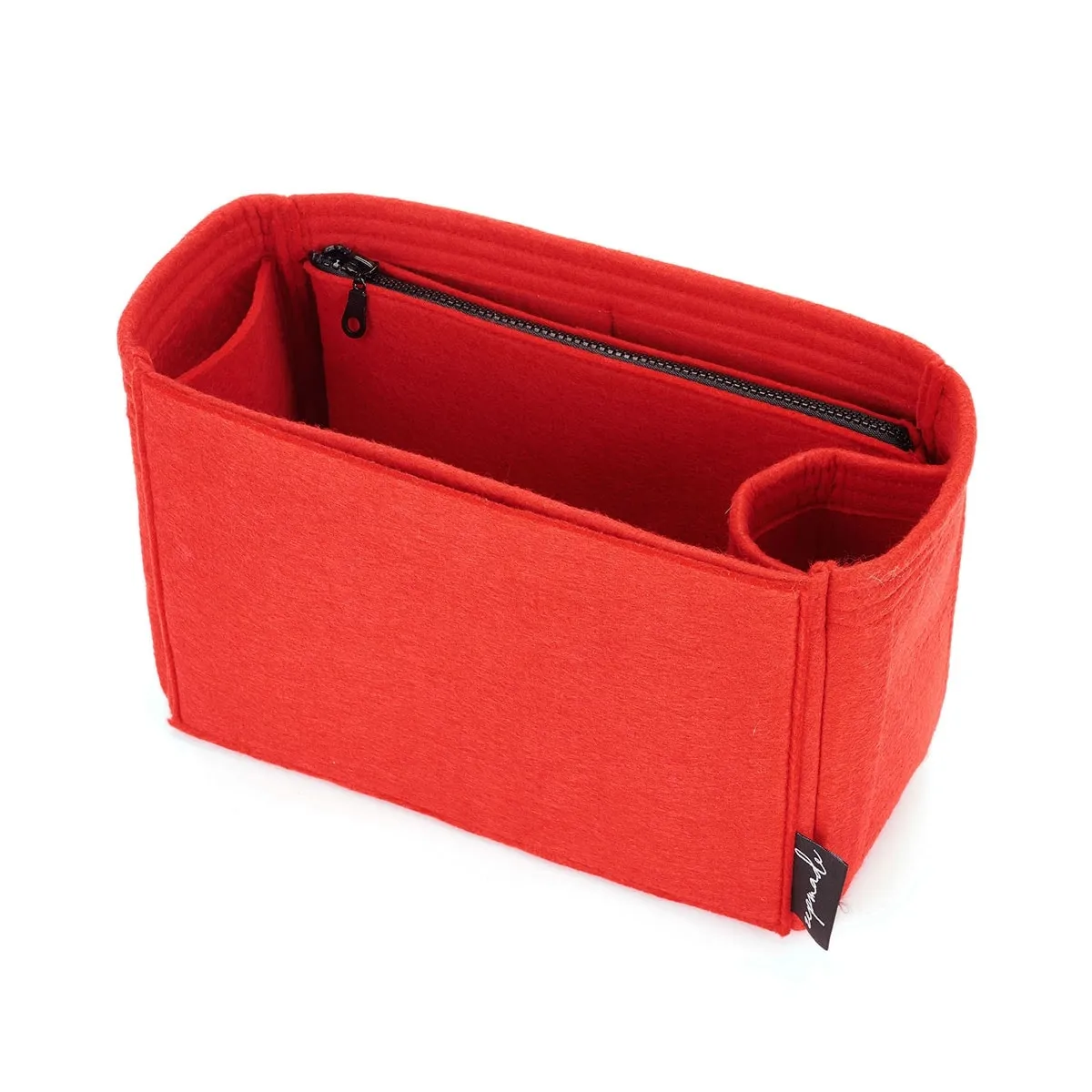 Louis Vuitton Neverfull Organizer Insert, Bag Organizer with Zipper Side Pouch and Single Bottle Holder