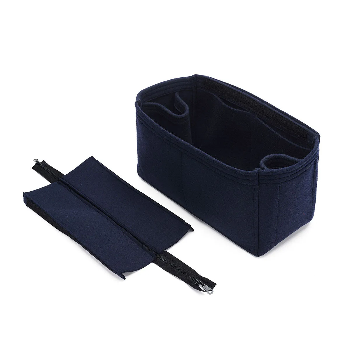Louis Vuitton Neverfull Organizer Insert, Bag Organizer with Zipper Top Closure and Double Bottle Holders