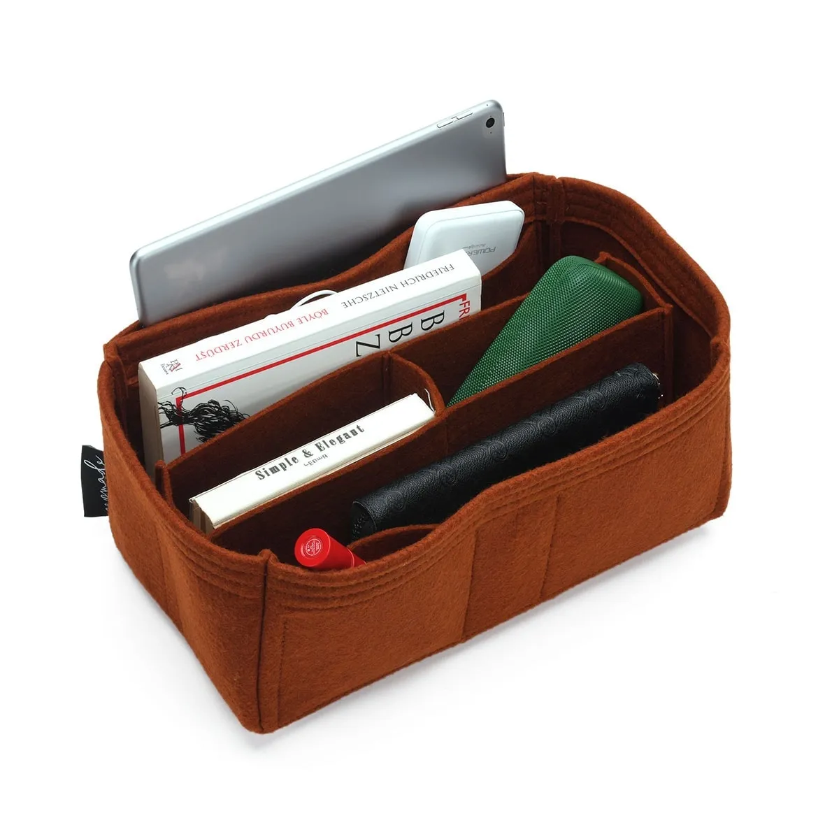 Louis Vuitton Saleya MM Purse Organizer Insert, Bag Organizer with Middle Compartment and Pen Holder