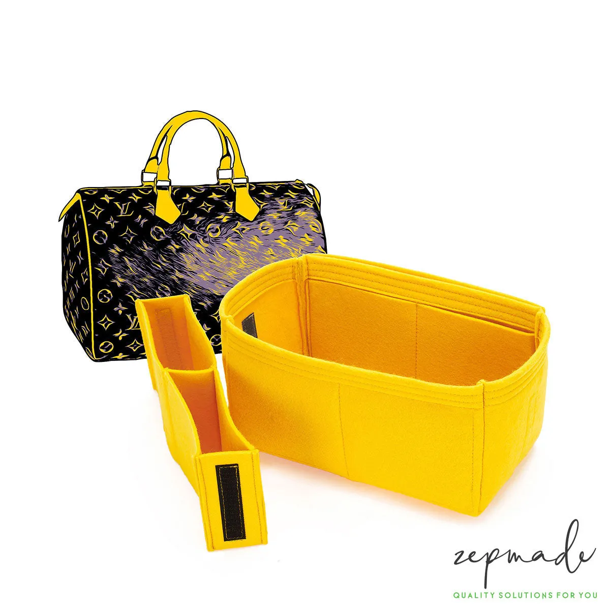 Louis Vuitton Speedy Organizer Insert, Bag Organizer with Middle Compartment