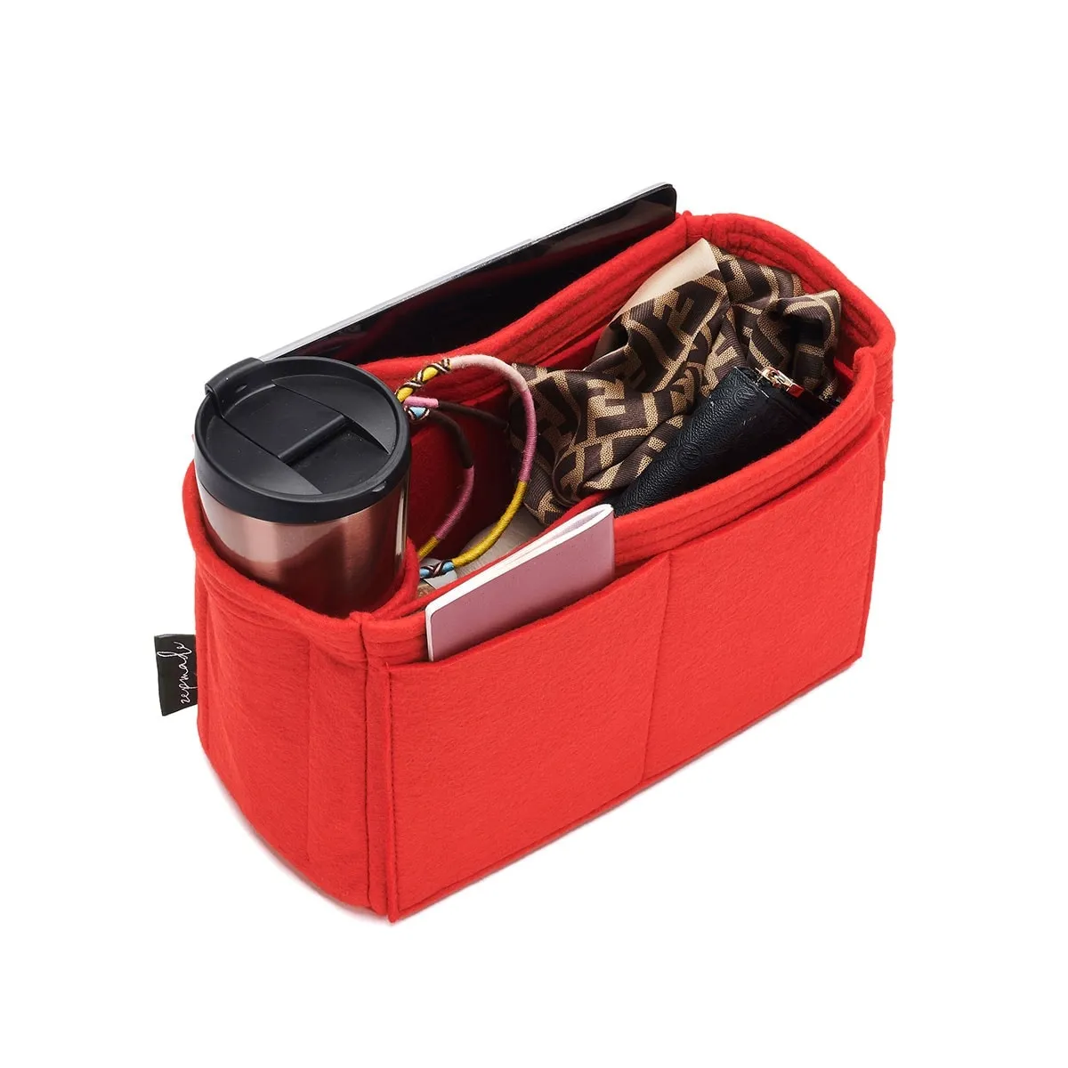 Louis Vuitton Speedy Organizer Insert, Bag Organizer with Single Bottle Holder and Exterior Pockets
