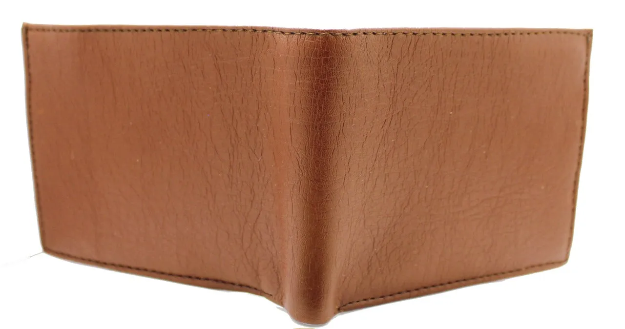 Luxurious & High Quality of Tan Color Artificial Leather Wallet for Male