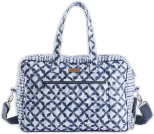 Maison d' Hermine Weekender Bags for Women Cotton Quilted Duffel Overnight Luggage Weekend Bag for Men Gym Sports Gifts Travel Business Travellers Family Trip