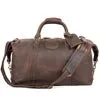 MARRANT 1133 Handmade Crazy Horse Leather Duffle Bags Large Men Travel Weekender Overnight Bag Genuine Leather Travel Bag