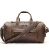 MARRANT 1133 Handmade Crazy Horse Leather Duffle Bags Large Men Travel Weekender Overnight Bag Genuine Leather Travel Bag