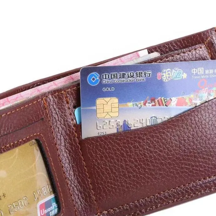New design 2021 cheap Wholesale pi leather wallet for men