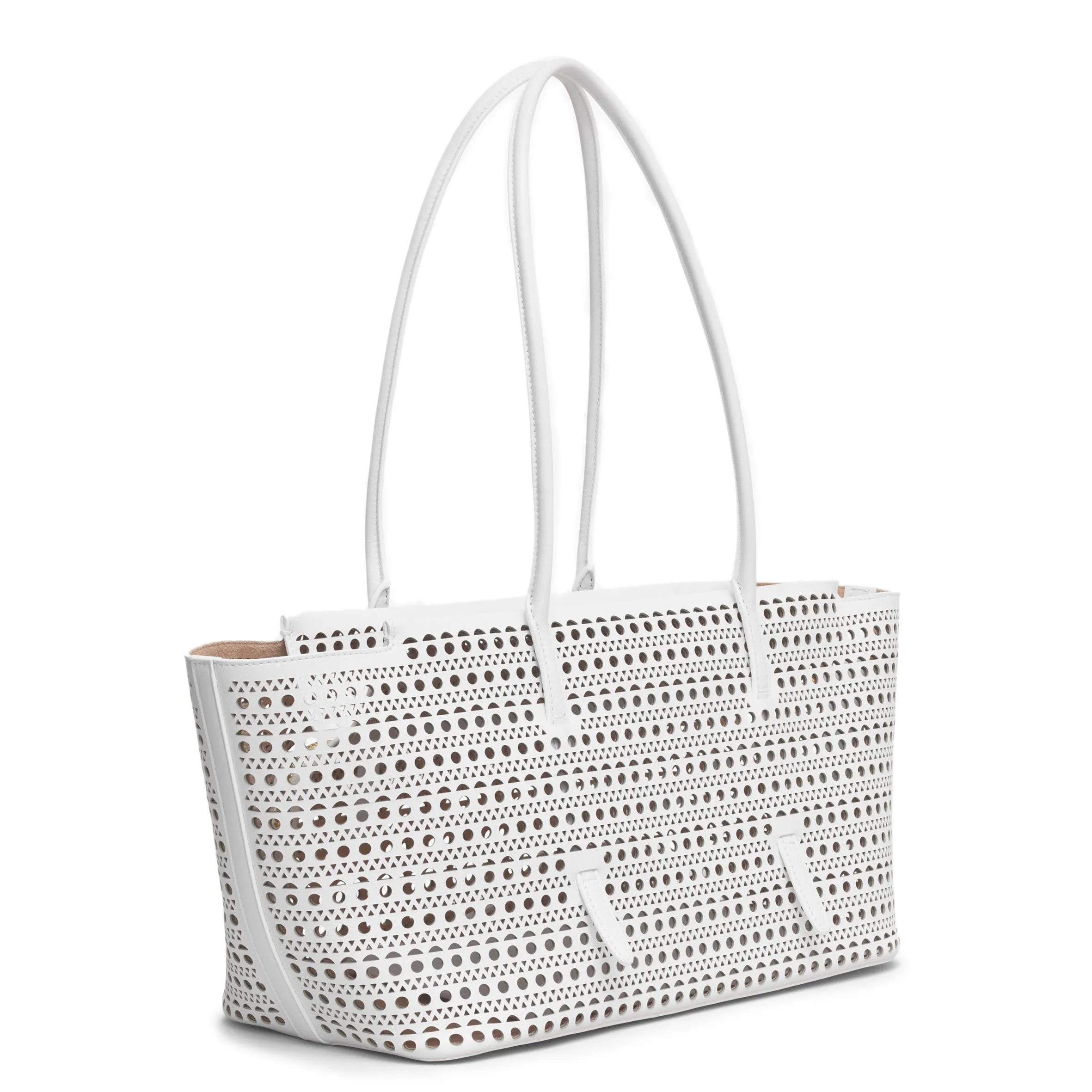 New Mina 32 in Vienne Calfskin, White