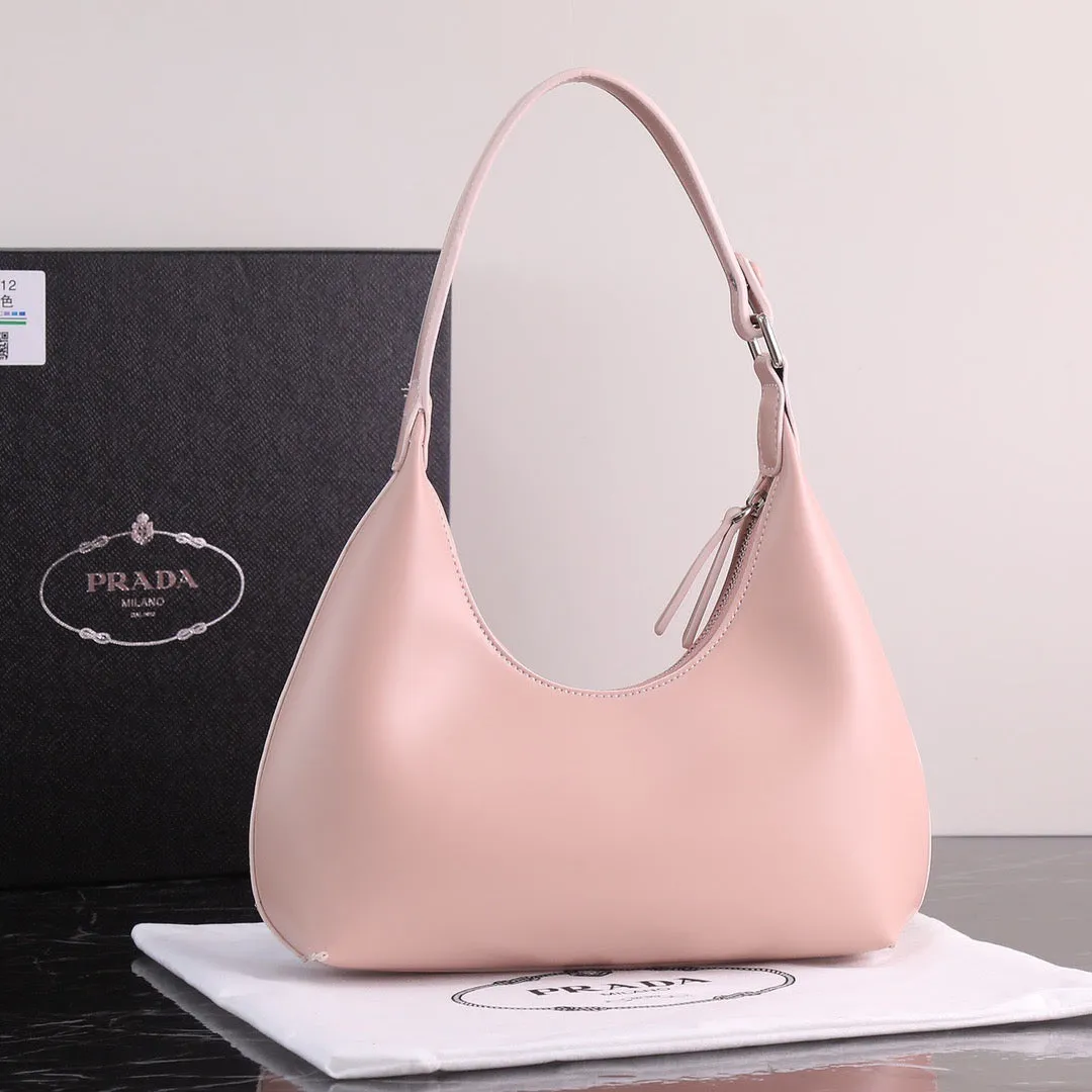 PD229 Prada Leather Shoulder Bag / 9.4x5.5inch