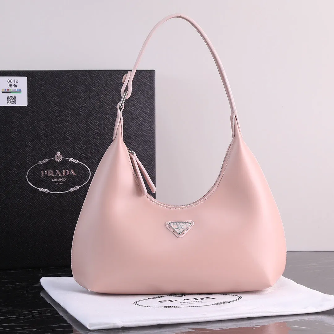 PD229 Prada Leather Shoulder Bag / 9.4x5.5inch