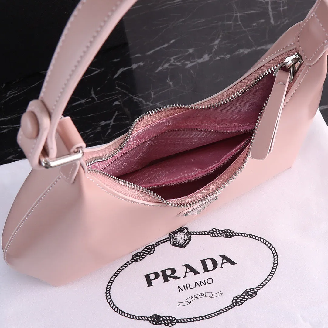 PD229 Prada Leather Shoulder Bag / 9.4x5.5inch