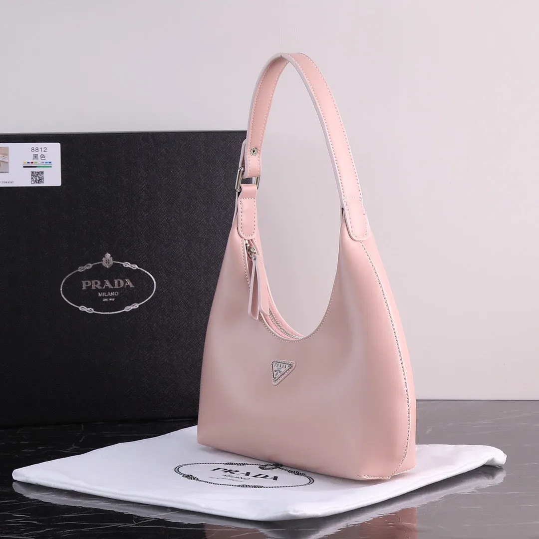PD229 Prada Leather Shoulder Bag / 9.4x5.5inch