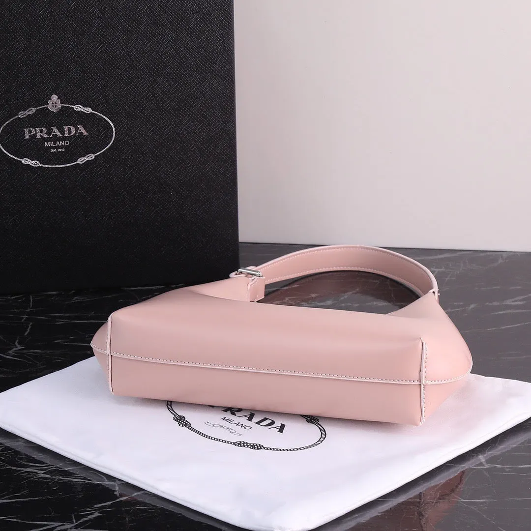 PD229 Prada Leather Shoulder Bag / 9.4x5.5inch