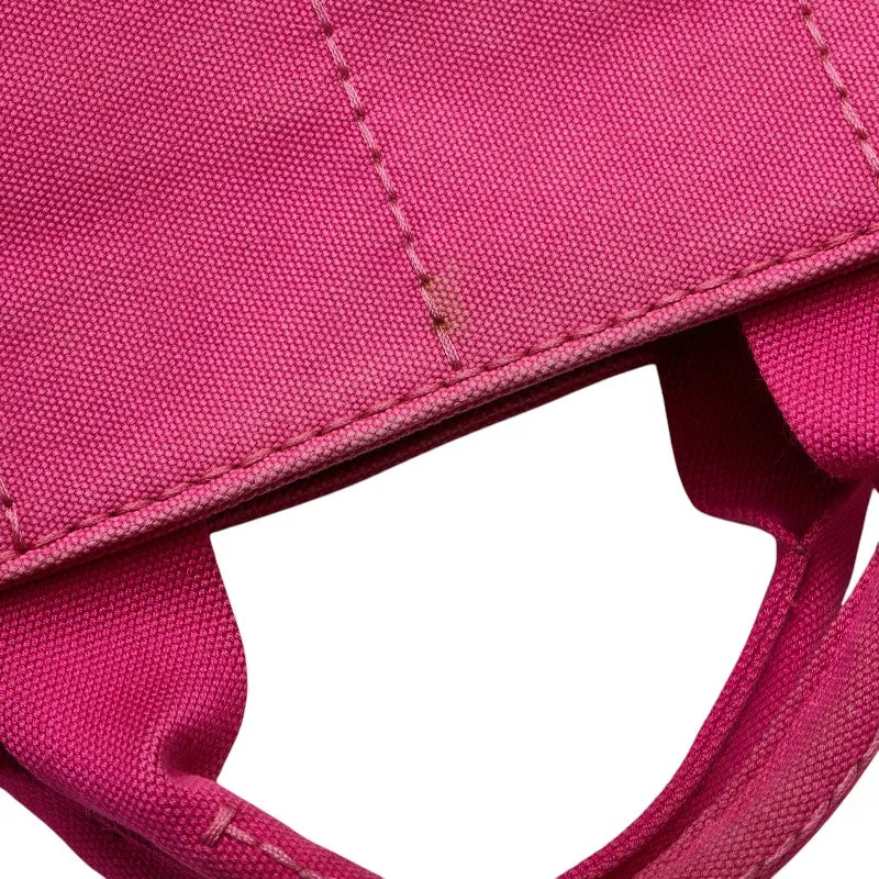 Prada Canvas Canapa Mini Handbag Pink