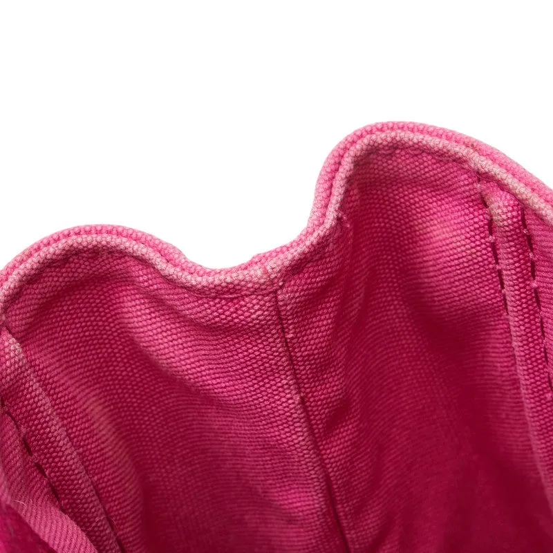 Prada Canvas Canapa Mini Handbag Pink