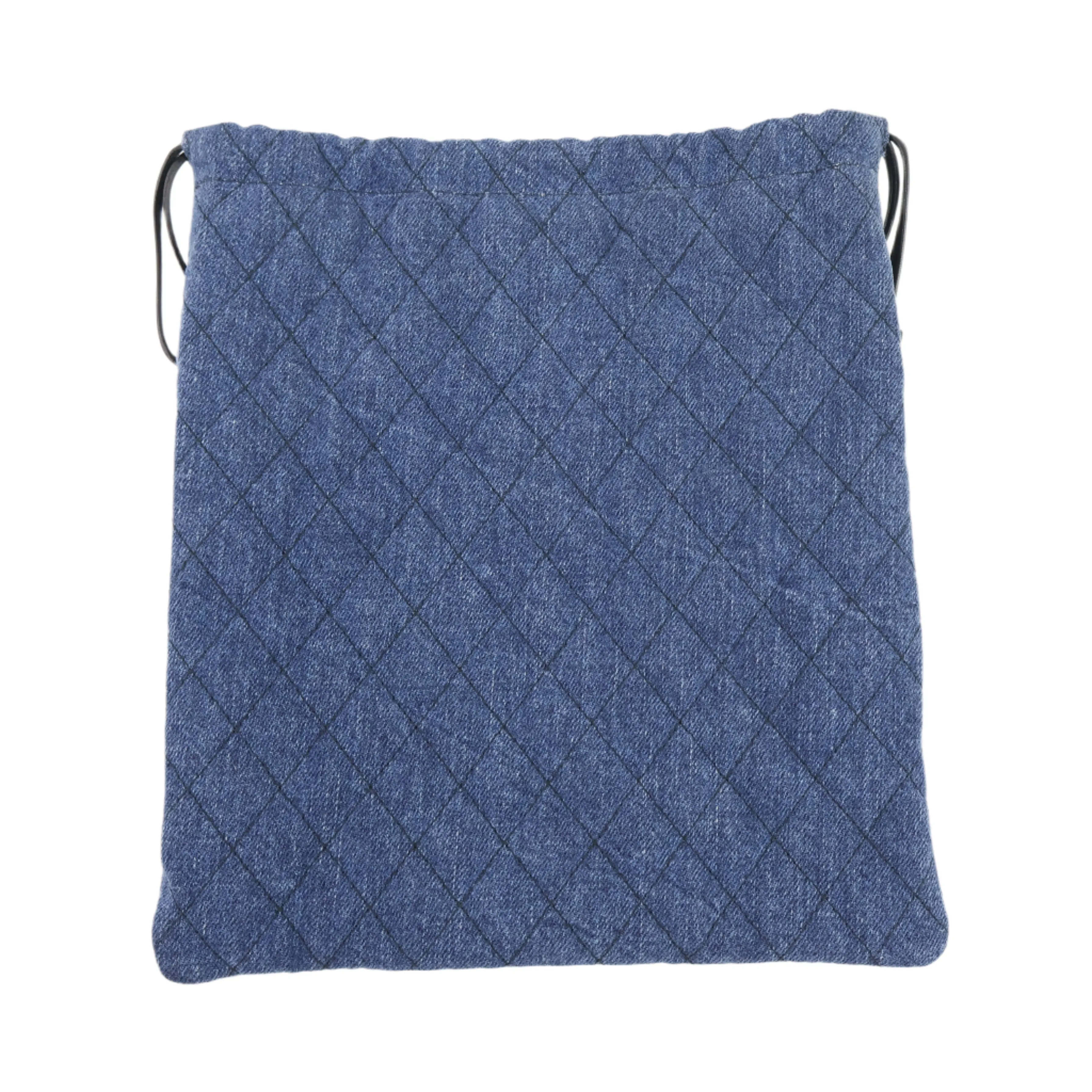 Prada Pouch Denim Impuntura Blue Black