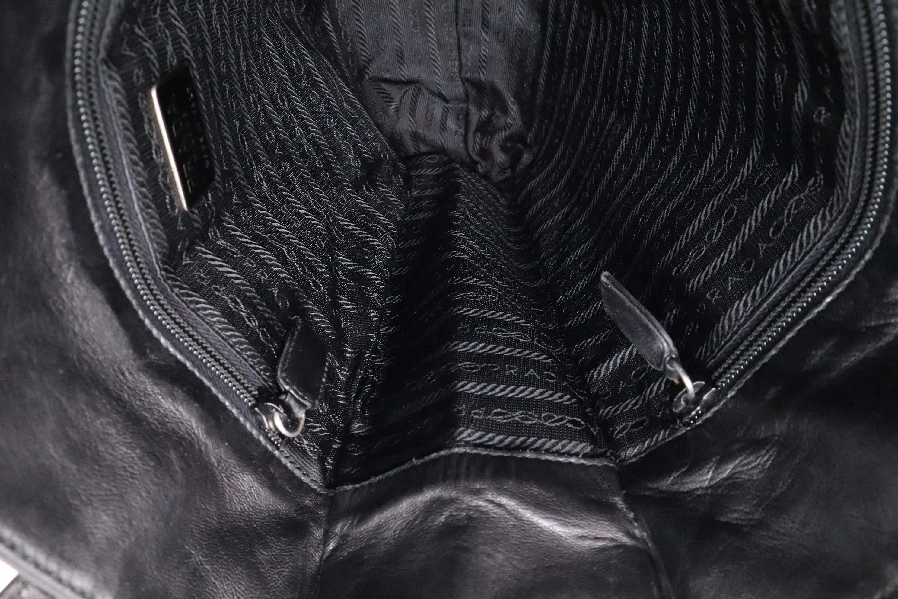 Prada Tote in Black Leather