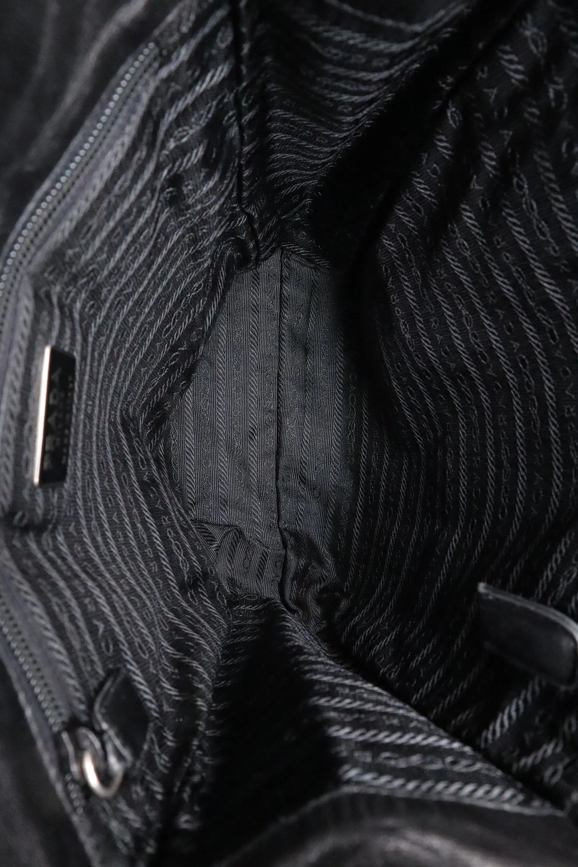 Prada Tote in Black Leather