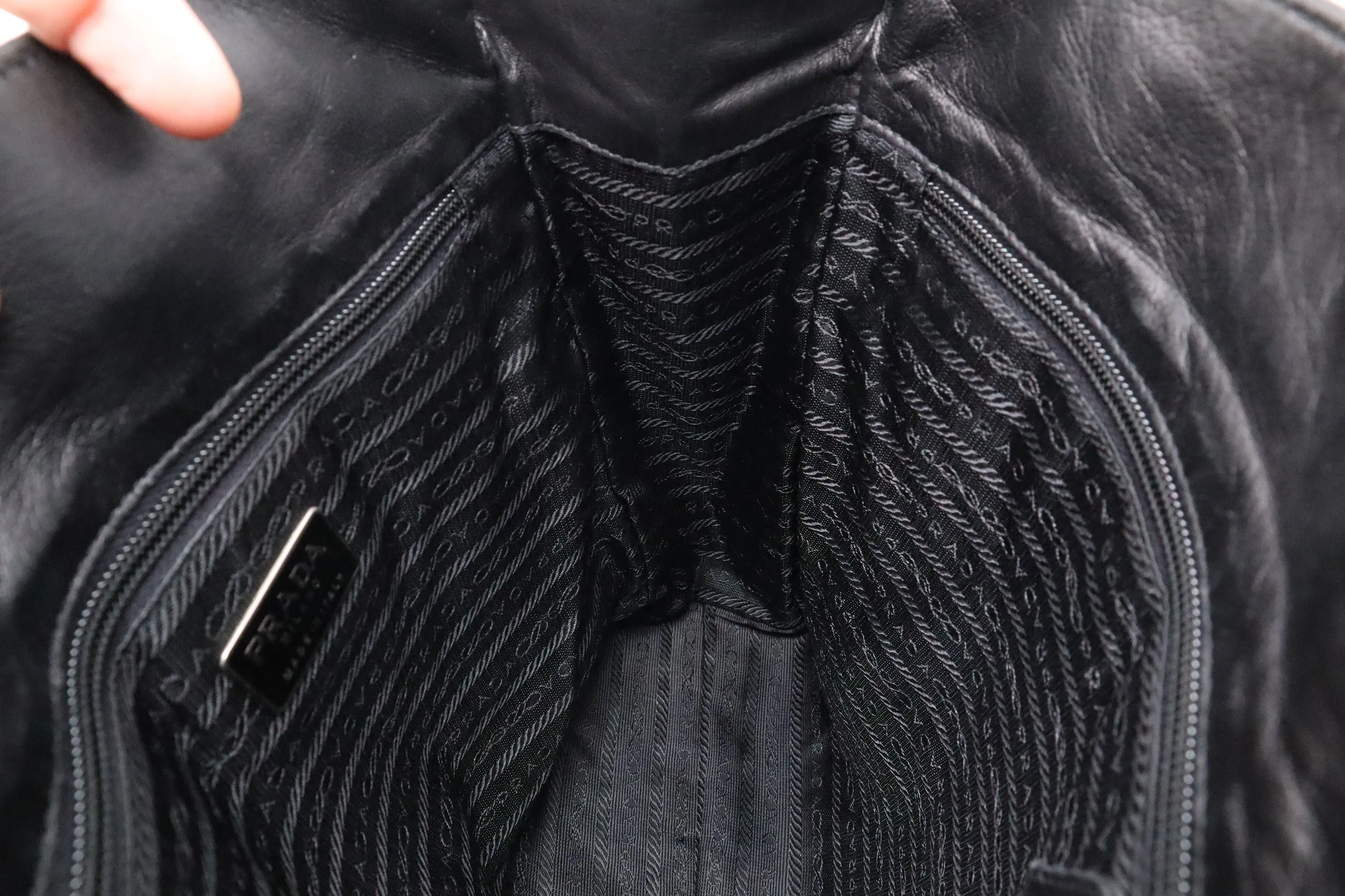 Prada Tote in Black Leather