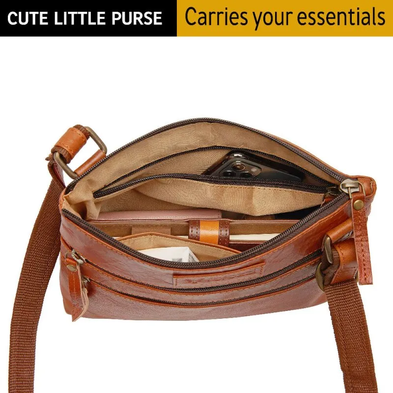 Rofozzi Hazel Leather Crossbody Bag