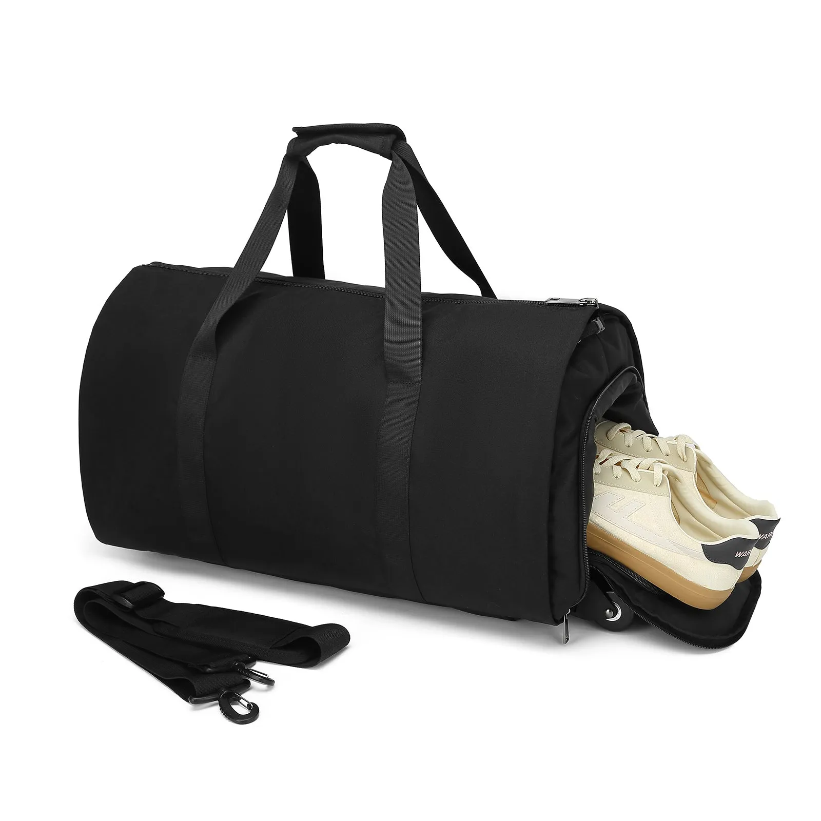 Rolling Duffel Bag With Telescopic Handle