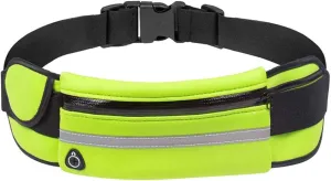 Slim Running Belts for Women, Waterproof Fanny Pack for Men,Phone Holder for Running,Reflective Waist Bag for Women,Runners Belt Pouch,Money Belt,Waist Pack for Workout Running Travel Camping