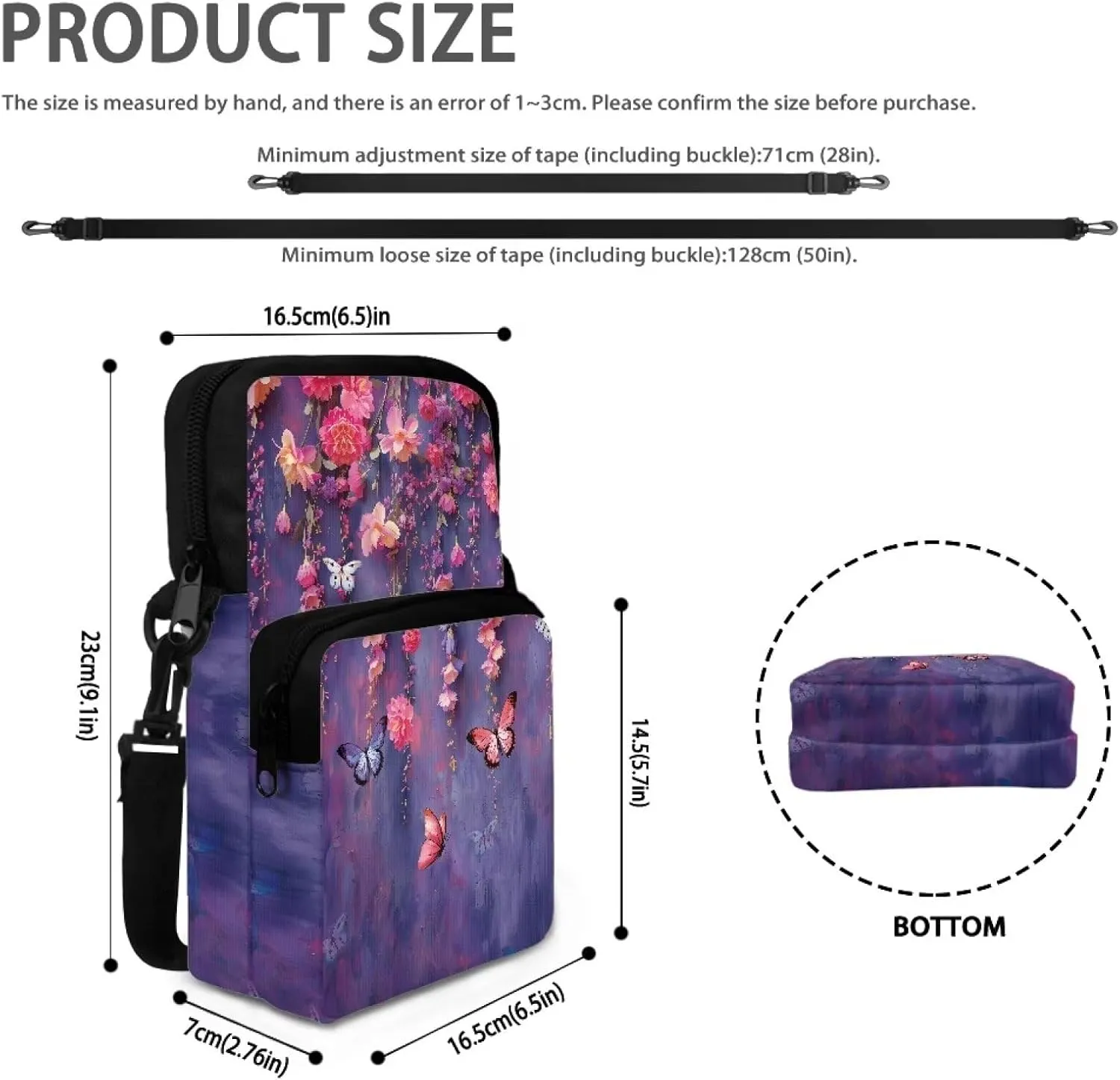 Small Small Messenger for Women Men Crossbody Bags Handbags Purses Fanny Pack Wallet Bag Coin Purse Backpack
