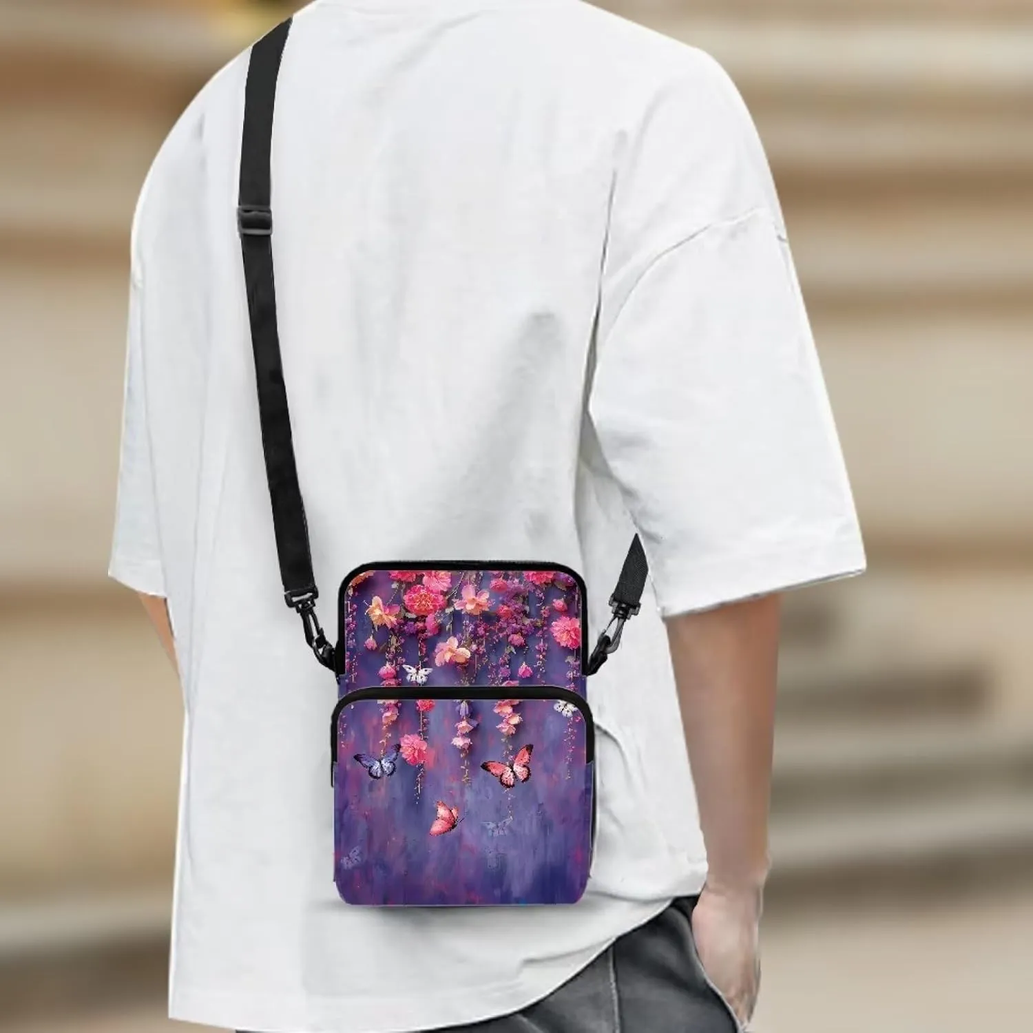 Small Small Messenger for Women Men Crossbody Bags Handbags Purses Fanny Pack Wallet Bag Coin Purse Backpack