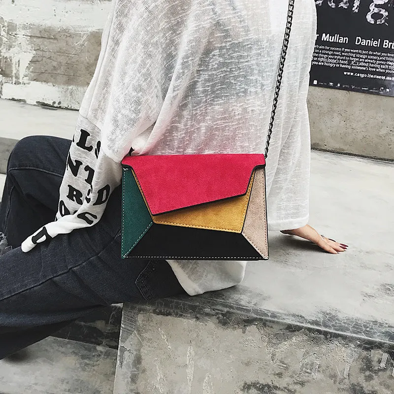 Stitched Me Diagonal Shoulder Bag