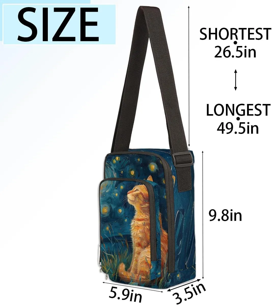 Stylish Small Crossbody Bags for Women Cell Phone Purse Wallet Messenger Cross Body Bag for Women Men