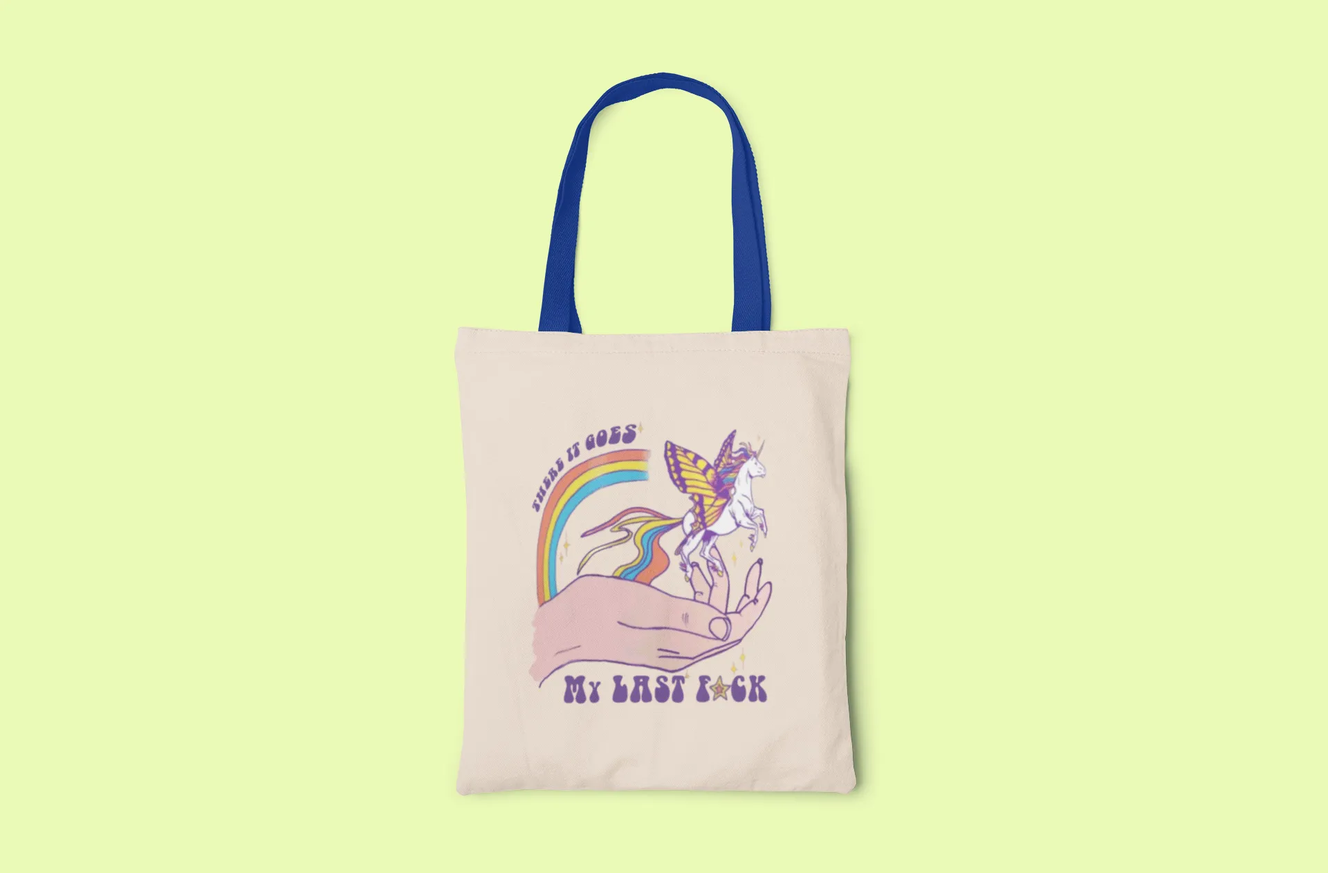 There Goes My Last Fuck Canvas Tote Bag